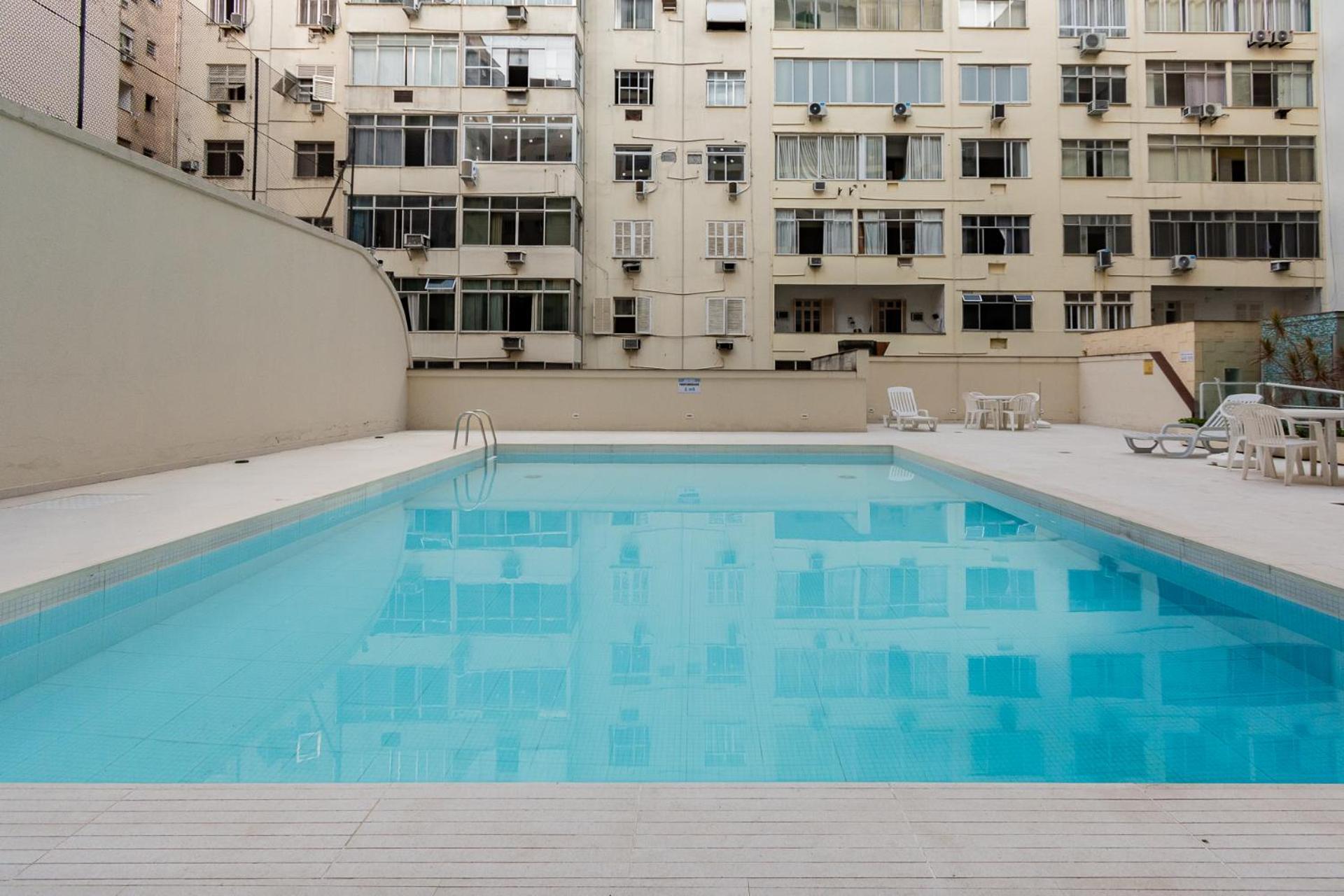 Flat Posto 6 Com Piscina - Copacabana 里约热内卢 外观 照片